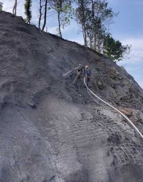 巢湖含山县边坡喷护