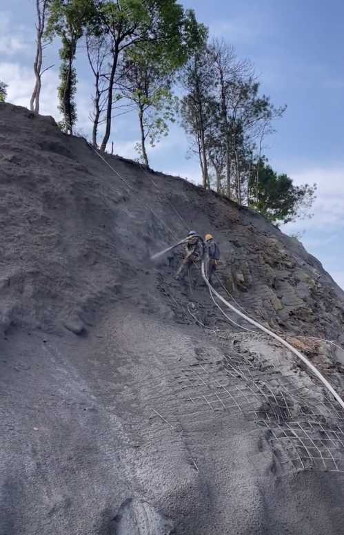 巢湖含山县边坡喷护